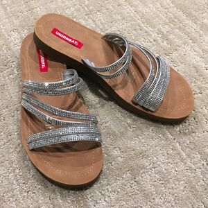 Union Bay Sailer Sandal Silver Size 8M